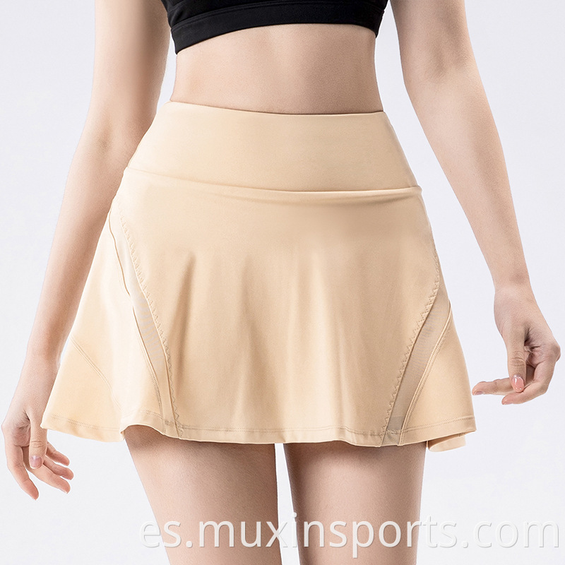 Golf Skirt Front Khaki